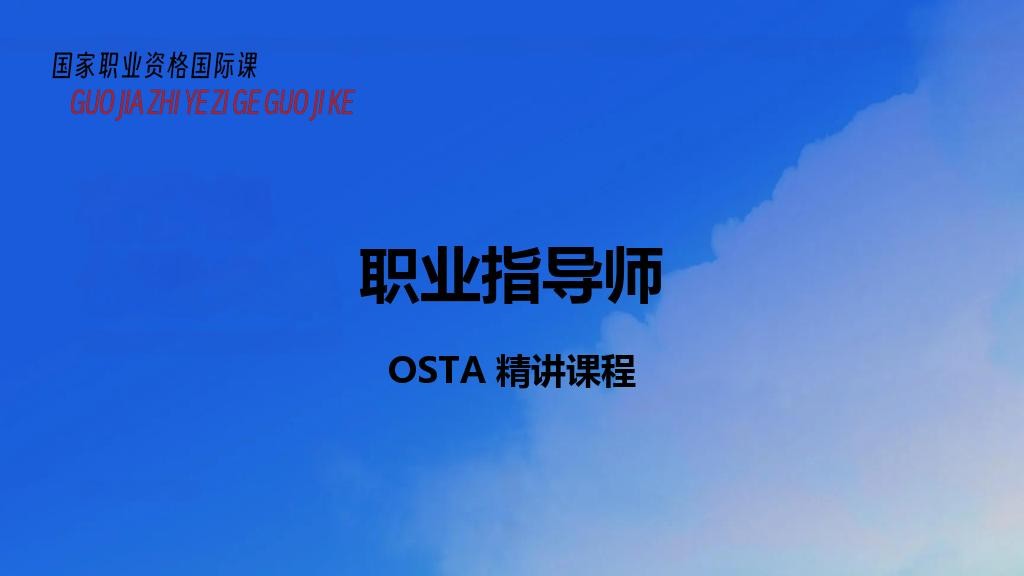 职业指导师
